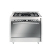 Picture of Glemgas Gas Cooker 5 burners 100X60cm GLMQ1634RI01UT - Stainless Steel