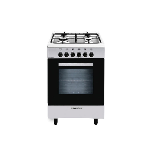 Picture of Glemgas Gas Cooker 4 burners 53X50cm GLAS5511GI01BG - Stainless Steel