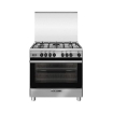 Picture of Glemgas Gas Cooker 4 burners 80X60cm GLSE8634GI01AC - Stainless Steel