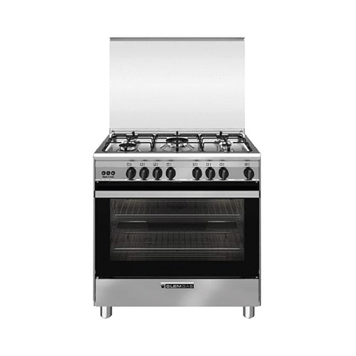 Picture of Glemgas Gas Cooker 4 burners 80X60cm GLSE8634GI01AC - Stainless Steel