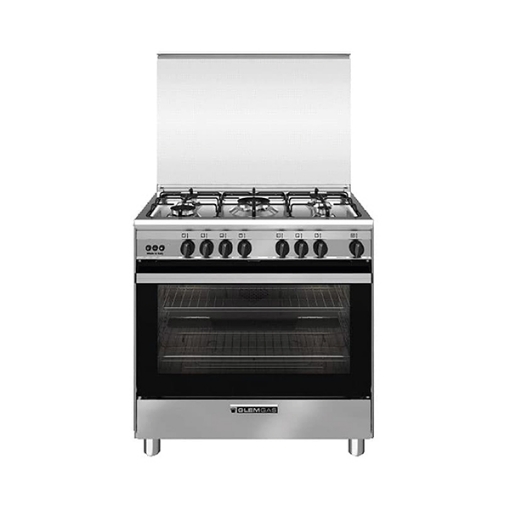 Picture of Glemgas Gas Cooker 5 burners 80X60cm GLSE8634GI01AC - Stainless Steel