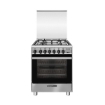 Picture of Glemgas Gas Cooker 4 burners 60X60cm GLSE6611GI01BQ - Stainless Steel