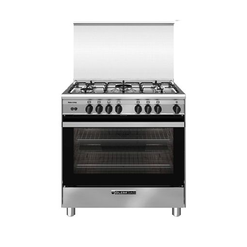 Picture of Glemgas Gas Cooker 5 burners 90X60cm GLSB9634GI01CY - Stainless Steel