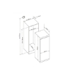 Picture of Algor Built-In Refrigerator,IRADARSTI370 - White