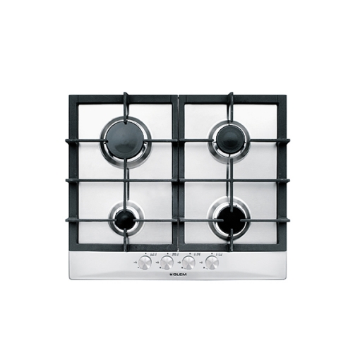 Picture of Glemgas 4 Burners Gas Hob 60cm  GLGT64HIX - Stainless Steel