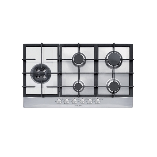 Picture of Glemgas Built-In 5 Burners Gas Hob 90cm, GLGT951HIX - Stainless Steel