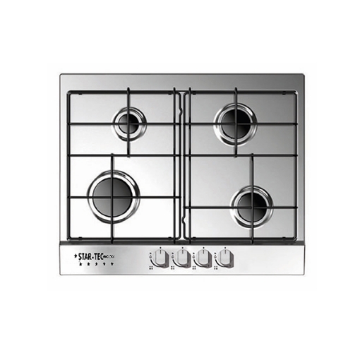 Picture of Startec Built-In Gas Hob 60cm, STSH6G4V/S - Stainless Steel