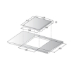 Picture of Startec Built-In Gas Hob 60cm, STSH6G4V/S - Stainless Steel