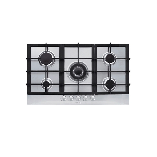 Picture of Glemgas Gas 5 Burners Hob 90cm GLGT955HIX - Stainless Steel
