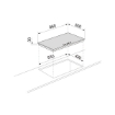 Picture of Glemgas Built-In Gas Hob 90cm, GLGT955HIX - Stainless Steel