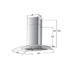 Picture of Startec Built-In Hood 90cm, STSV2F10/90S - Stainless Steel