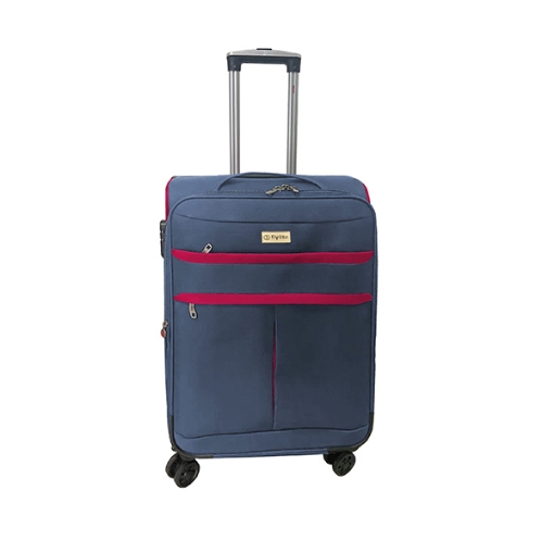 Picture of FLYLITE 4W SOFT TROLLEY(M)C.LOCK-NAVY RED 24"