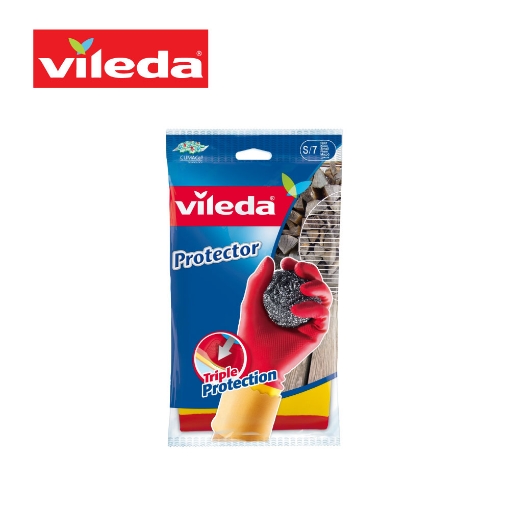 Picture of Vileda Robust Durable Gloves Small Size