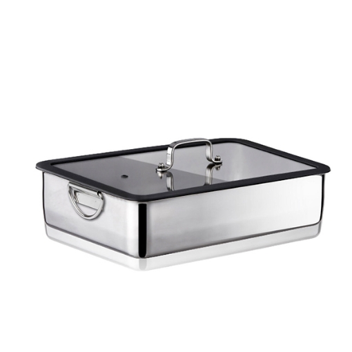 Picture of Inoxriv Maxima Deep Oven Pan 36X25Cms W/Lid Gift