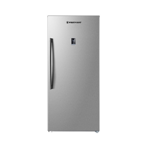 Picture of Westpoint Refrigerator/ Freezer 654L 23 cft. LED Display Electronic control No Frost  4 Door racks  WPWDVMN-6518-ERI - Stainless steel color