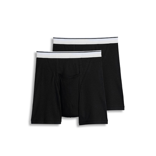 Picture of Jockey Pack of 2 Pouch Classic Fit Boxer Brief, Black