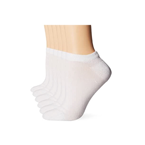 Picture of Hanes Ultimate Core Cushioned No Show Socks Pack Of 6, 8-12