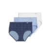 Picture of Jockey Supersoft Classic Fit Brief 3pcs, Powder Blue / Nautical Dot / White
