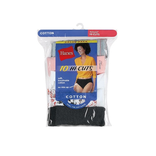 Picture of Hanes Pack of 10 Hi-Cut Panties