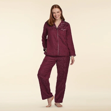 Miss elaine brushed discount back satin pajamas