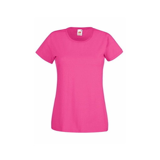 Picture of Fruit of the Loom Lady-Fit Value weight Tee, Fuchsia