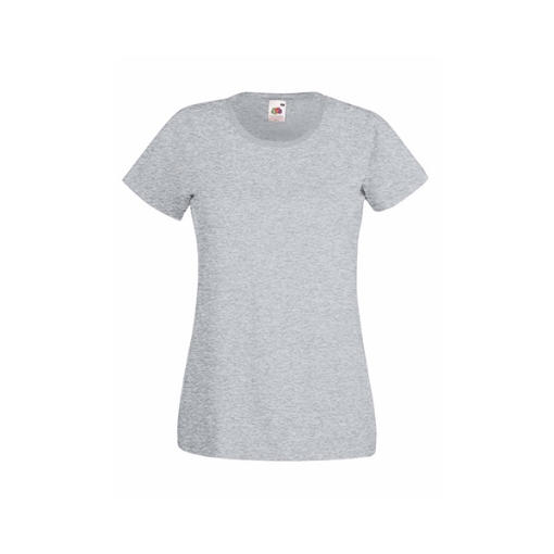 Picture of Fruit of the Loom Lady-Fit Value weight Tee, Heather Grey