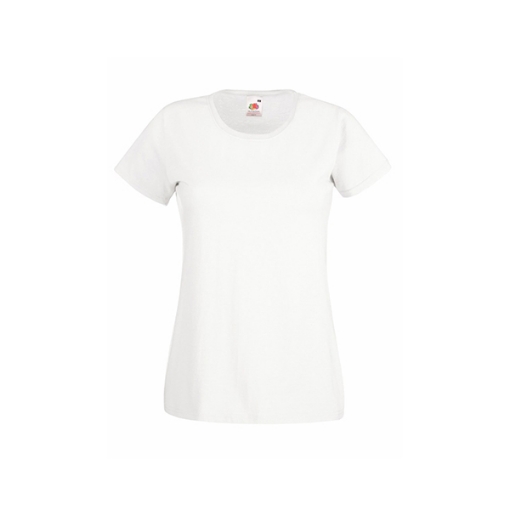 Picture of Fruit of the Loom Lady-Fit Value weight Tee, White