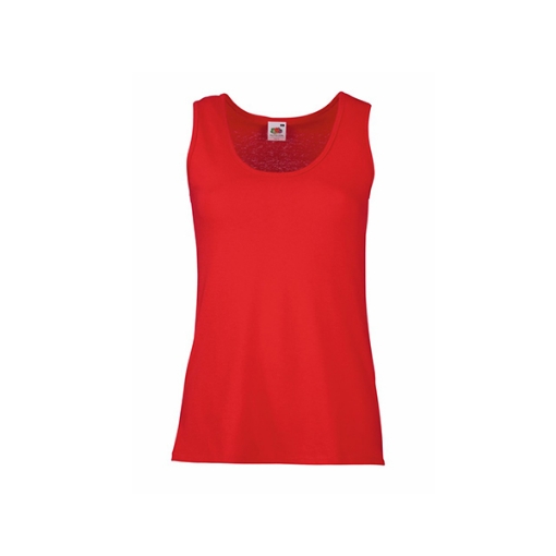 Picture of Fruit of the Loom Lady-Fit Value weight Athletic Vest, Red