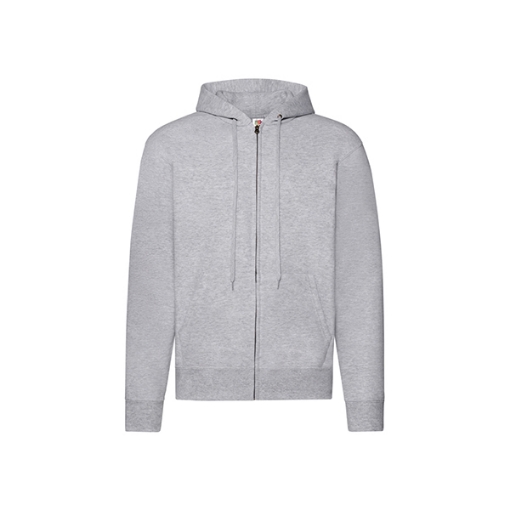 Picture of Fruit of the Loom Classic Hooded Sweat Jacket, Heather Grey