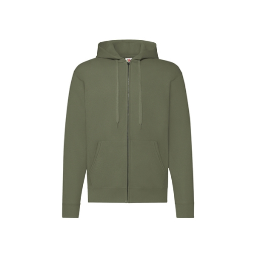 Picture of Fruit of the Loom Classic Hooded Sweat Jacket, Olive