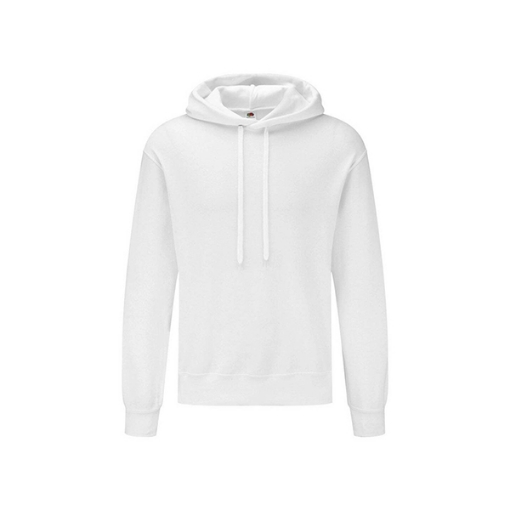 Picture of Fruit of the Loom Classic Hooded Basic Sweatshirt, White