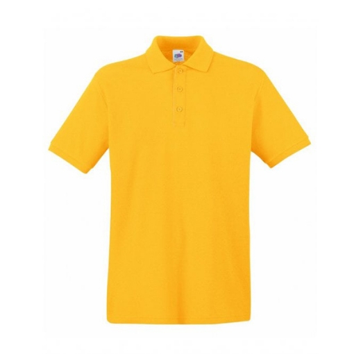 Picture of Fruit of the Loom Premium Short Sleeve Polo Shirt-Sunflower
