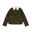 Picture of Mens Corduroy Jacket, Brown - Olive