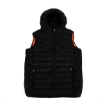 Picture of Mens Puffer Vest Hooded, Black