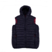 Picture of Mens Puffer Vest Hooded, Navy