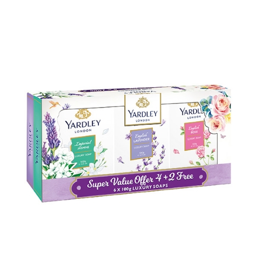 Picture of Yardley Assorted 6 Pack Soap 100GM  