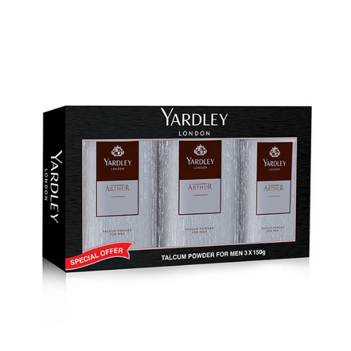 Picture of Yardley Talc Tri Pack Arthur 150gm
