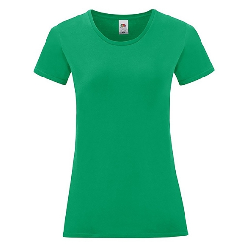 Picture of Fruit of the Loom Ladies Iconic 150 Tee, Kelly Green