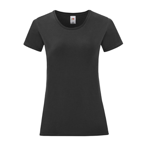 Picture of Fruit of the Loom Ladies Iconic 150 Tee, Black