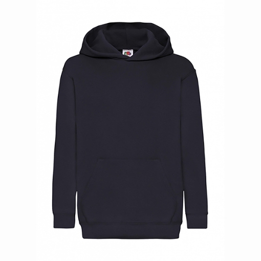 Picture of Fruit of the Loom Kids Classic Hooded Sweat, Deep navy