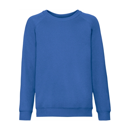 Picture of Fruit of the Loom Boys Classic Raglan Sweatshirt, Royal Blue