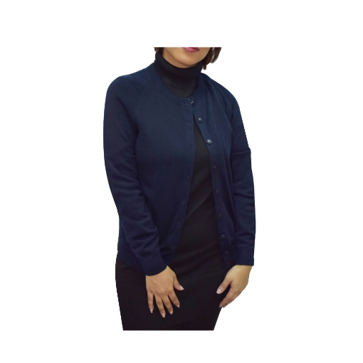 Picture of Alzi Knit Cardigan, Navy Blue