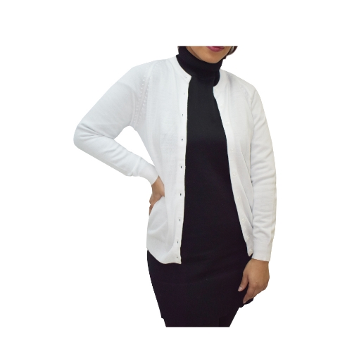 Picture of Alzi Knit Cardigan, White