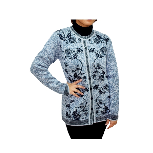 Picture of Alzi Cardigan Self Design, Navy Blue
