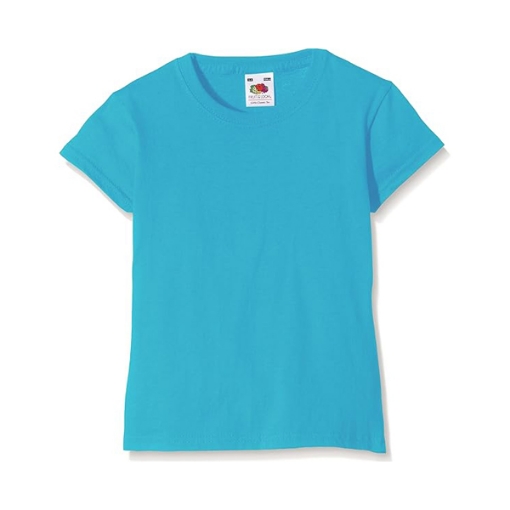 Picture of Fruit of the Loom Girls Value Weight Round neck t-shirt