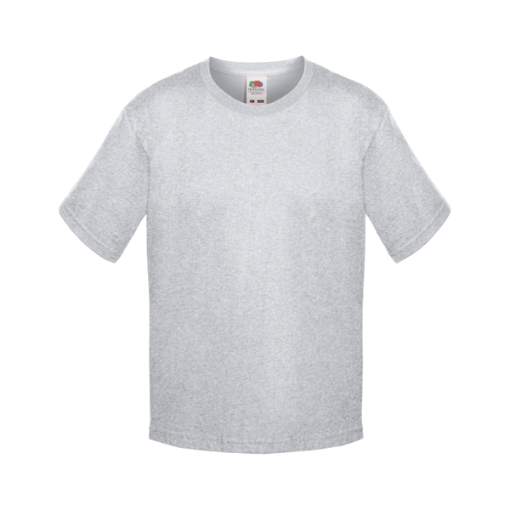 Picture of Fruit of the Loom Kids Sofspun Round neck T-shirt, Heather grey
