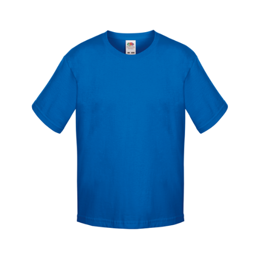 Picture of Fruit of the Loom Kids Sofspun Round neck T-shirt, Royal blue