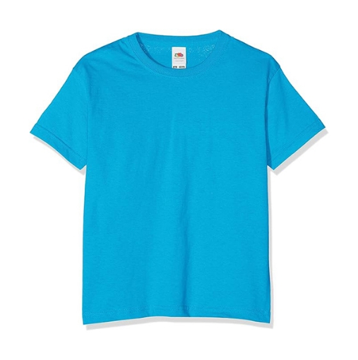 Picture of Fruit of the Loom Kids Valueweight Round neck T-shirt, Azure Blue