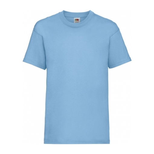 Picture of Fruit of the Loom Kids Valueweight Round neck T-shirt, Sky blue