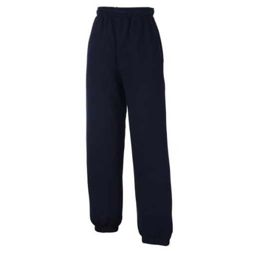 Picture of Fruit of the Loom Classic Elasticated Cuff Jog Pants, Deep Navy